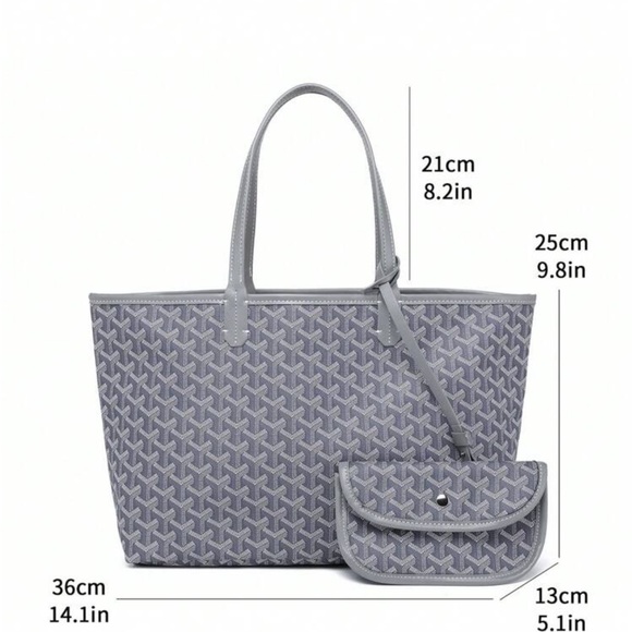 Grey tote bag - Picture 3 of 6